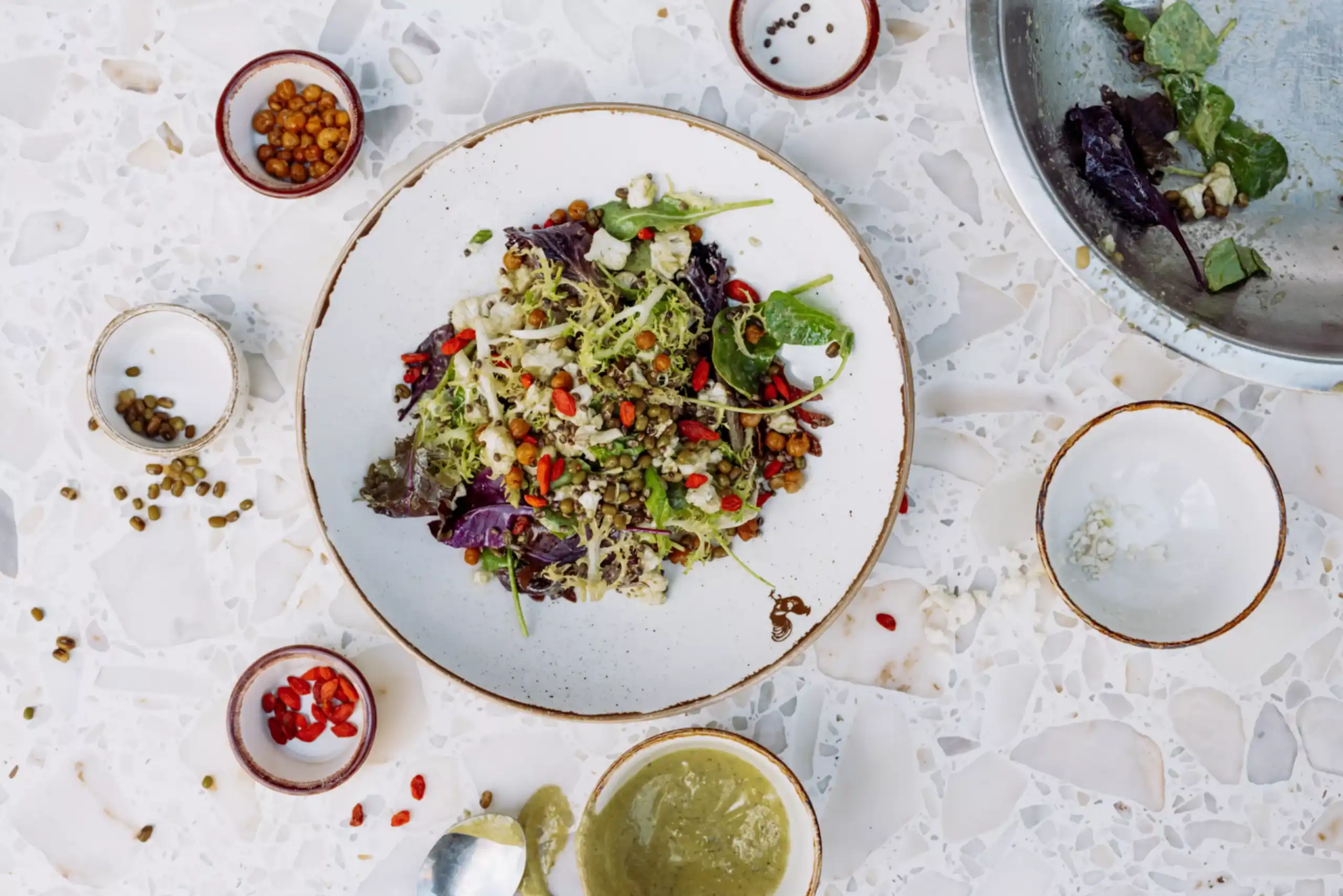 Salad dish at Cocotte