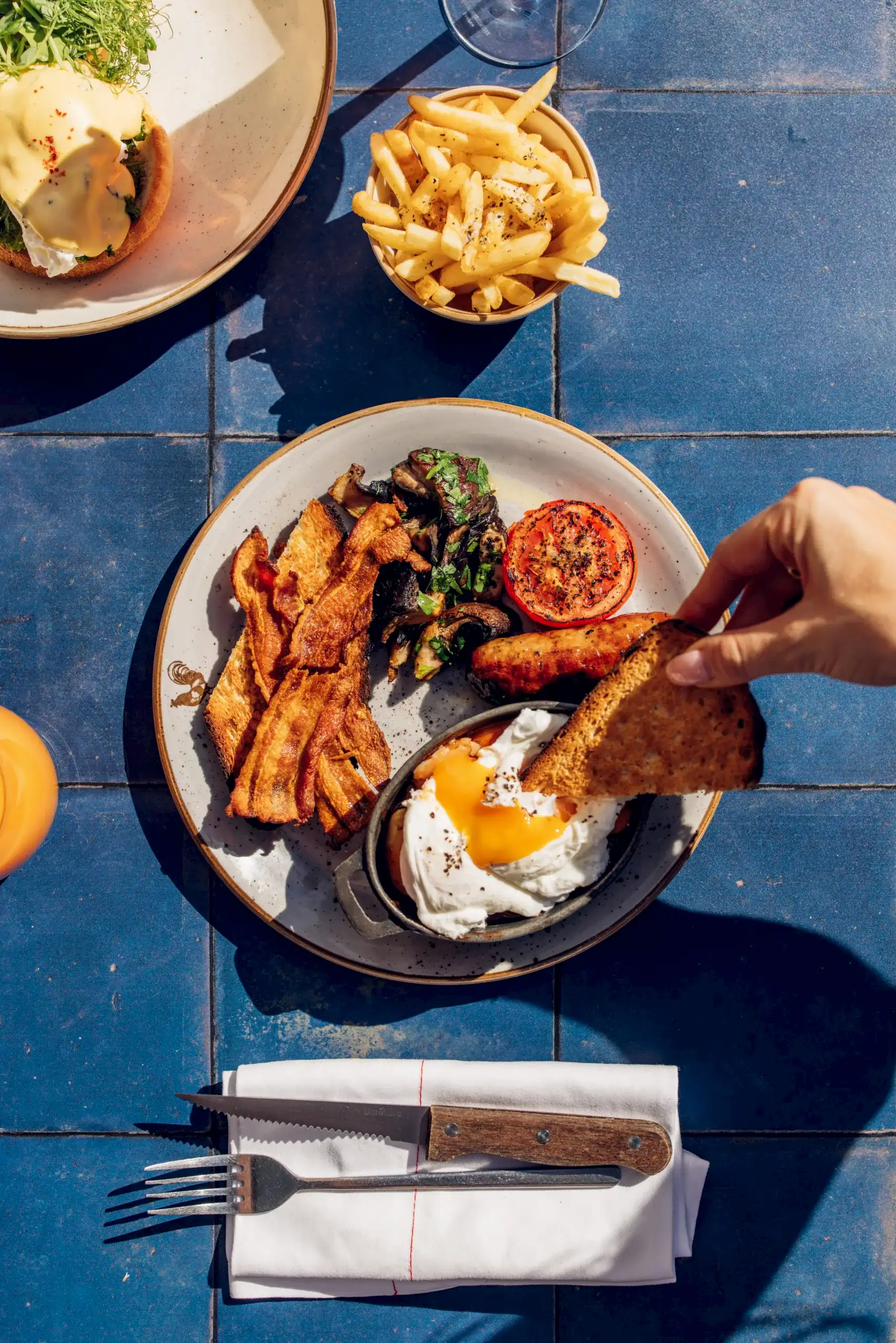 Brunch dish at Cocotte