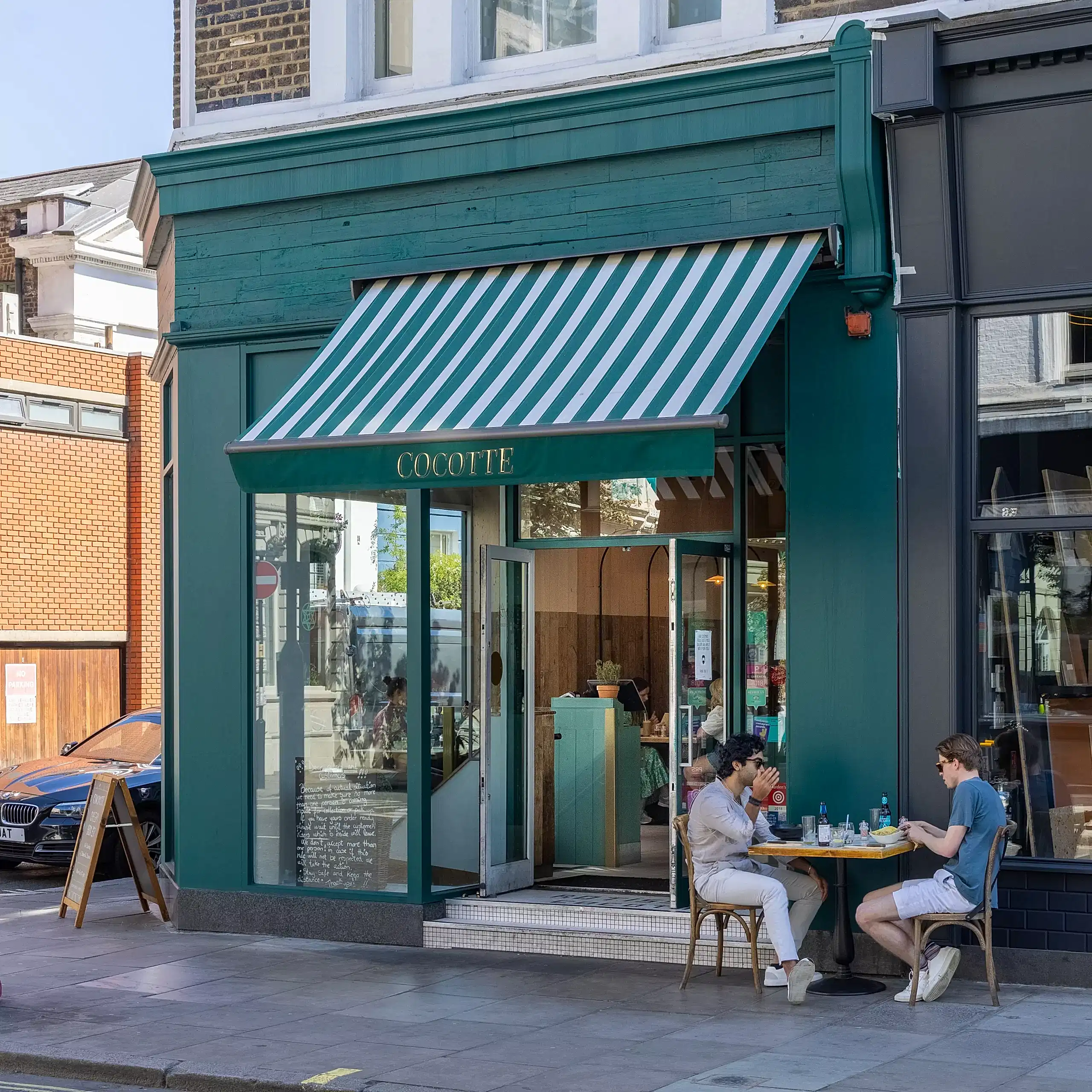 Outdoor shot of Cocotte Notting Hill